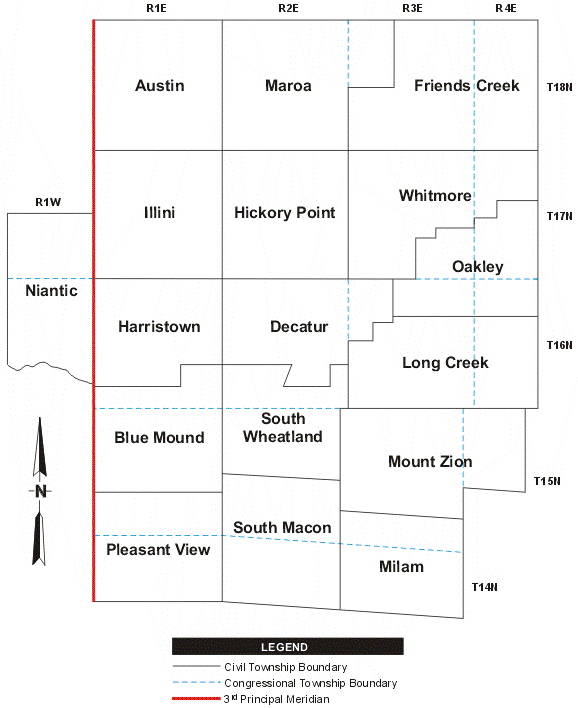 Macon County Il Plat Map Sixth Judicial Circuit Of Illinois